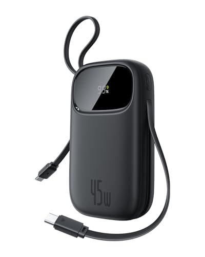 Baseus Power Bank 45W 20000mAh con Cavi USB-C Integrati