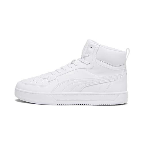 PUMA Caven 2.0 Mid, Sneaker Unisex-Adulto, White Silver, 45 EU