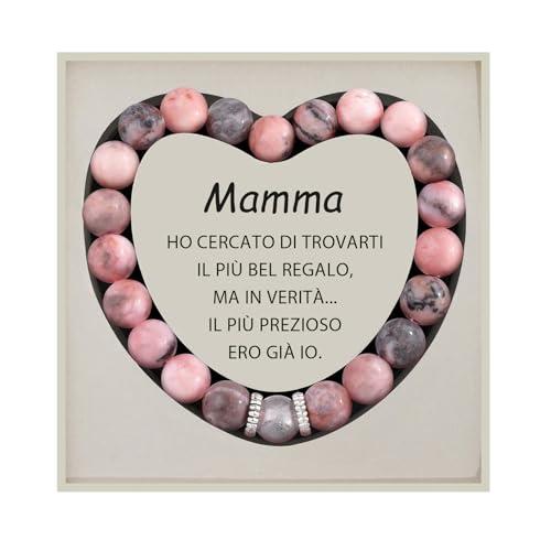 Bracciale Lueaurra in Pietre Naturali - Regalo Donna per Mamma, Sorella, Amica