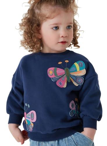 Codkkre Felpa Senza Cappuccio Bambina Cotone - Stile 5, 5 Anni