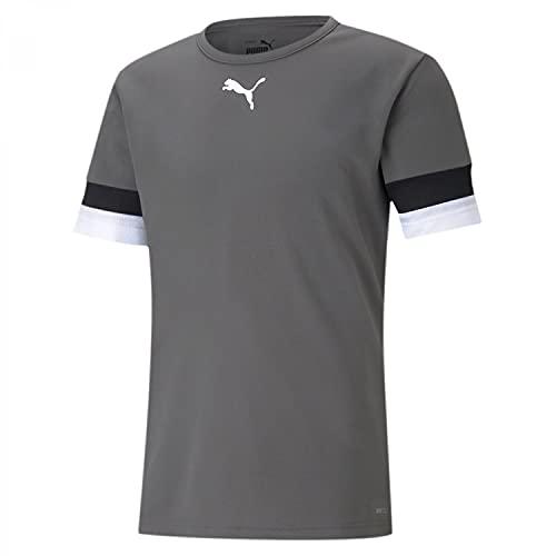 PUMA Teamrise Jersey Jr, Maglietta Unisex per Bambini e Ragazzi, Smoked Pearl-Puma Black-Puma White, Taglia 152