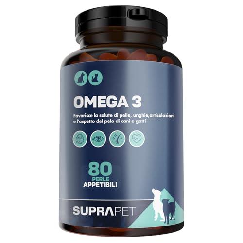 Suprapet Omega 3 per Cani e Gatti - Integratore Naturale per Pelo, Articolazioni e Benessere Generale
