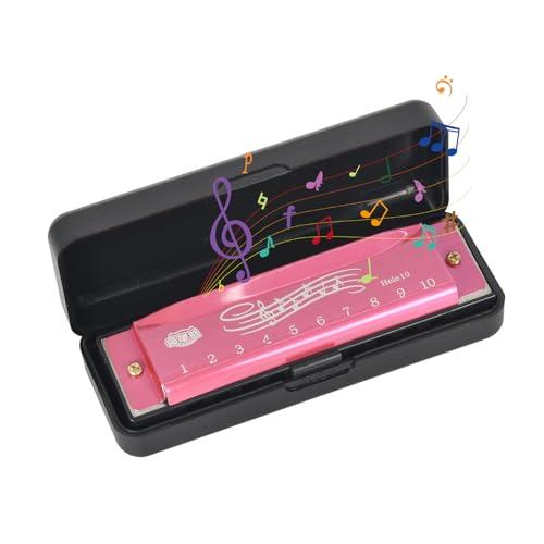 Armonica Diatonica a 10 Fori in Do Rosa