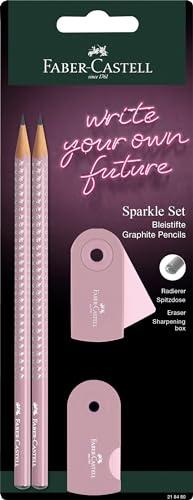 Faber-Castell Sparkle Set Rosa: Scrittura Brillante con Stile