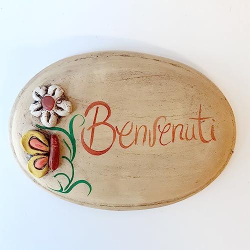 Targa Personalizzabile in Ceramica Artigianale - Le Ceramiche del Re