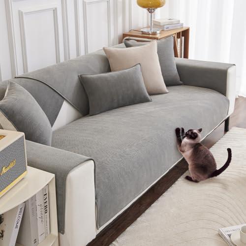 DUJUIKE Copridivano in Ciniglia - Eleganza e Protezione per il Tuo Divano