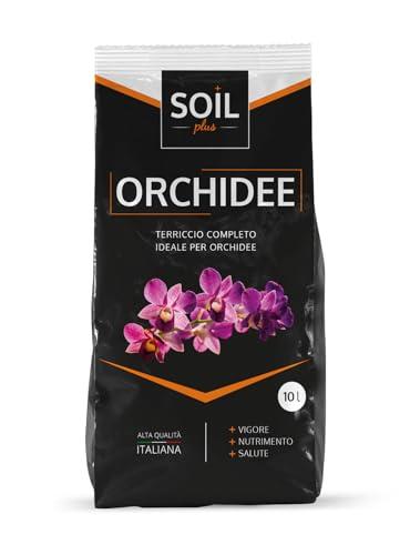 Soil Plus Orchidee, Terriccio Completo per Orchidee, 10 L