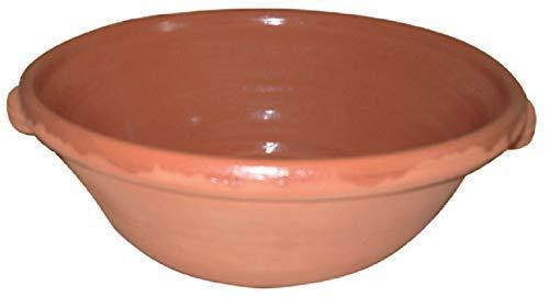 Pentole in terracotta (set 2 pezzi) fatte a mano sul tornio, diametro cm. 30, altezza cm. 12 tegame teglia in cotto coccio per sughi arredocucina made italy