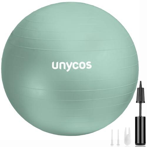 Palla Fitness Antiscivolo Unycos 55 cm - Verde