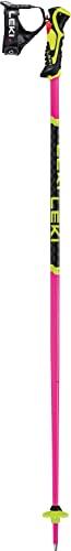 LEKI, Bastone da Sci Unisex-Adulto, Rosa Fluo, Nero, Giallo Neon, 100 cm