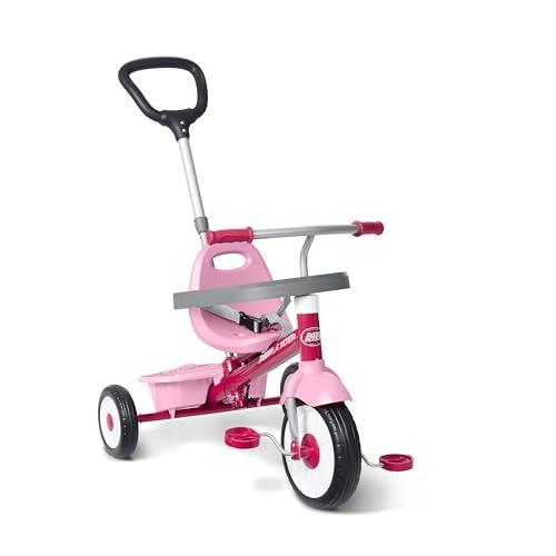Radio Flyer Triciclo-Passeggino 3 in 1 Rosa