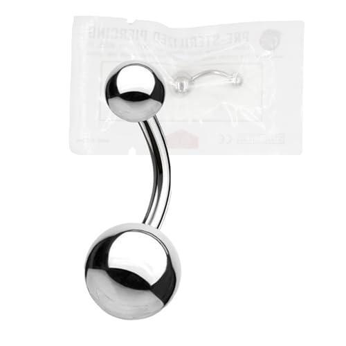 WARRIOR Piercing Ombelico STERILE Acciaio Chirurgico 316 L a Banana Classico Basic lunghezza 10mm