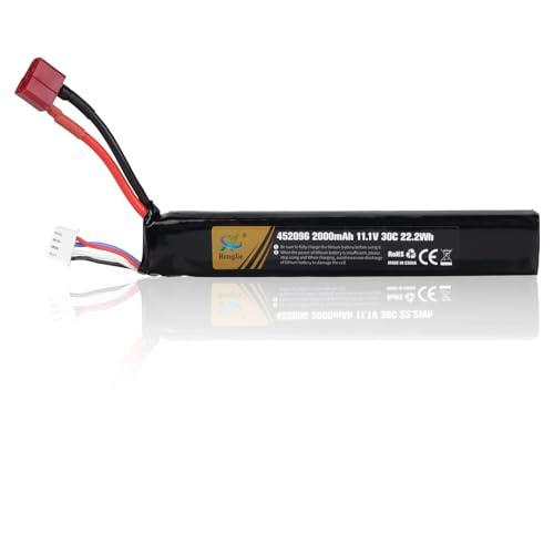 Batteria LiPo 11.1V 2000mAh 30C 3S con Connettore Deans-T per Airsoft AEG