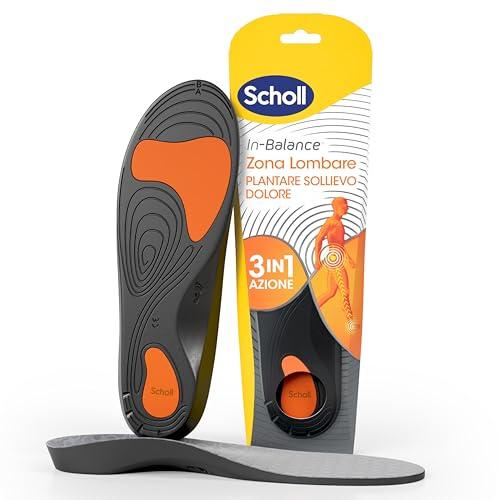 Scholl In-Balance Zona Lombare, Plantare Sollievo Dolore Lombalgia, Taglia M (40-42)