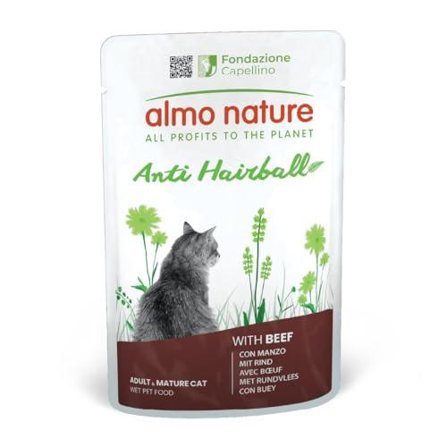 Almo Nature Anti Hairball Manzo Gatto - 30x70g