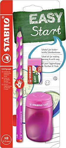 Stabilo EASYgraph School Set - Rosa - per Destrimani