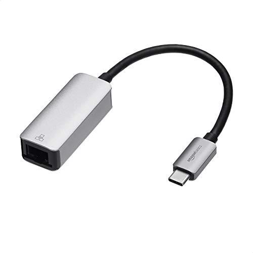 Amazon Basics Adattatore USB-C a Gigabit Ethernet RJ45