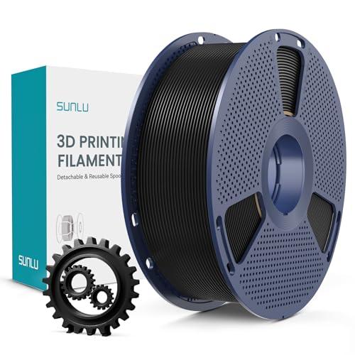 SUNLU PLA+ Filamento 1.75mm Nero - Bobina da 1KG