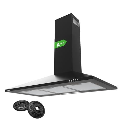 CIARRA Cappa Aspirante 90 cm - Classe A++ - Design Nero Elegante