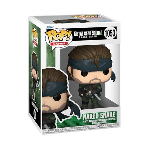 Funko Pop! Games: Metal Gear - Naked Solid Snake - Metal Gear Solid - Figura in Vinile da Collezione