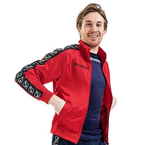 GIVOVA GIACCA TRICOT BAND ROSSO Tg. M