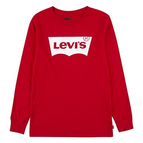 Levi's Lvb L/S Batwing Tee, Maglia a maniche lunghe Bambini e Ragazzi, Rosso (Superred), 10 Anni