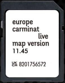 Scheda SD Navigazione GPS Europa 2025 v11.45 Renault TomTom Live