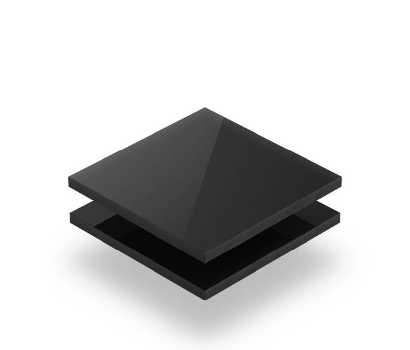 Pannello in Plexiglass Nero - 5 mm - GB PLAST - 50x50 cm