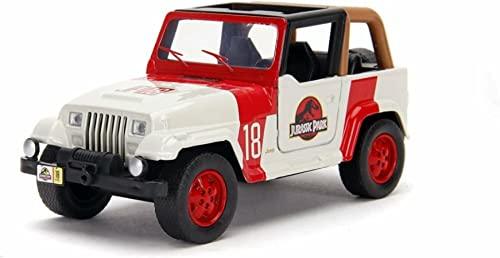 Jada - Hollywood Rides, Jurassic Park Jeep Wrangler, 253252019, + 8 Anni, Scala 1:32