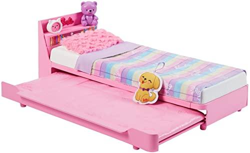Barbie - La Mia Prima Barbie, Playset Cameretta a tema arcobaleni e unicorni con letto a scomparsa e accessori, HMM64