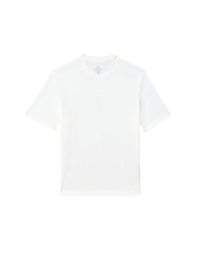 Armani Exchange T-shirt Logo The Grid Bianca - XS Uomo