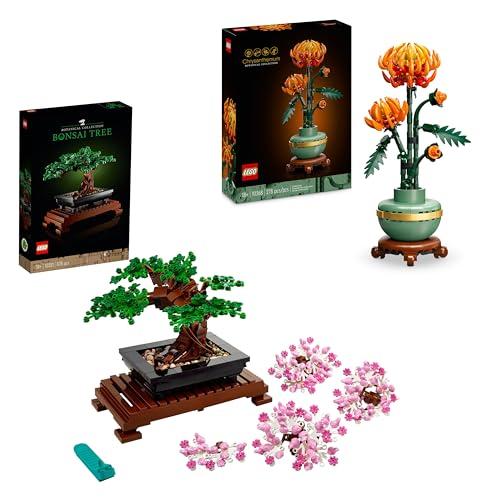 Bundle LEGO Giardino Zen: Albero Bonsai e Crisantemo - Un'Oasi di Tranquillità Costruibile