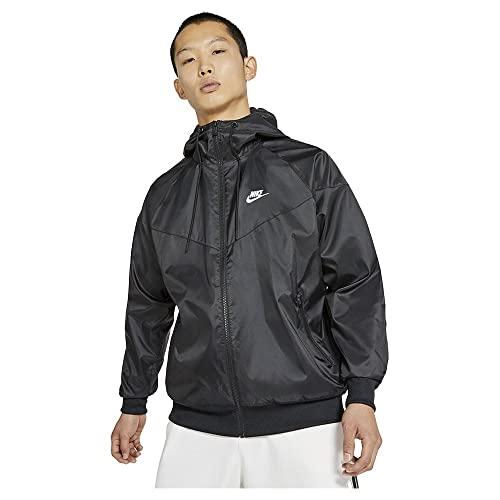 Nike Sportswear Woven Lined Windrunner Giacca Uomo Nero/Bianco