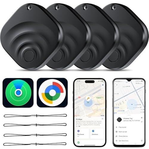 4 Pack Dual System Tracker Tag per iOS e Android