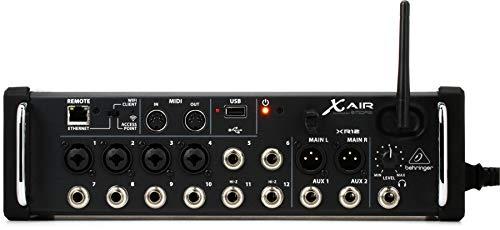 BEHRINGER XR12 MIXER DIGITALE X-AIR IPAD ANDROID WIFI USB LAN 12 CANALI 4 PREAMPLIFICATORI MICROFONICI MIDAS EFFETTI KLARK TEKNIK