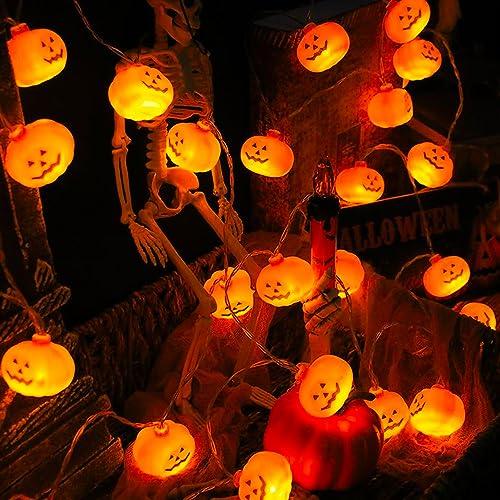 Stringa Luminosa LED Halloween a Forma di Zucche