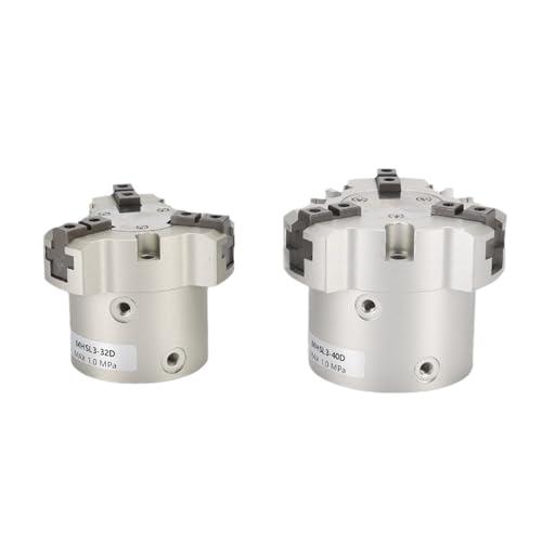 TIEOAXFT Serie MHSL3 Tipo SMC Cilindro di Presa pneumatica di Tipo Parallelo con Pinza pneumatica 16D 20D 25D 32D 40D 50D 63D 80D 100D 125D(MHSL3-25D)