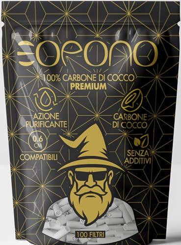 EOPONO® 100 Filtri Carbone Attivo Ø6mm Doppia Ceramica