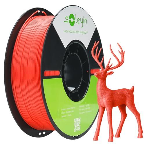 SOLEYIN Filamento PLA Ultra Veloce 1.75mm - Rosso Fragola