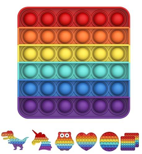 BDwing Pop It Quadrato Multicolore: Gioco Sensoriale Antistress