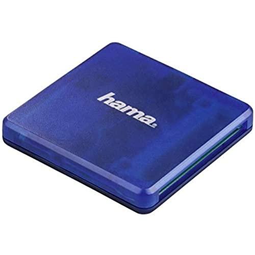Hama Lettore di Schede di Memoria SD/MicroSD/CF USB 2.0 - Blu
