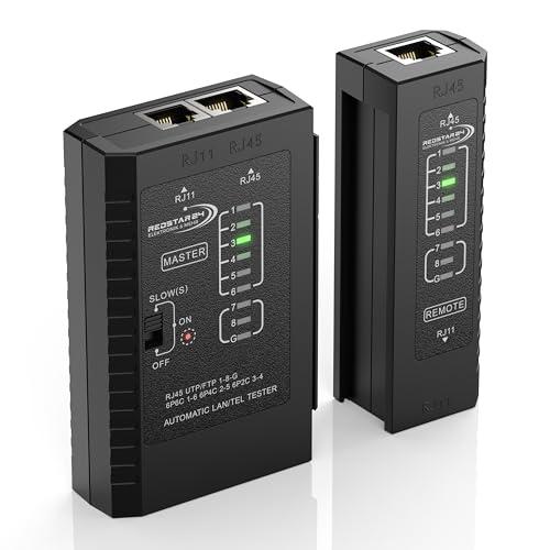 RedStar24 Tester di Rete per Cavi LAN RJ45/RJ11/RJ12