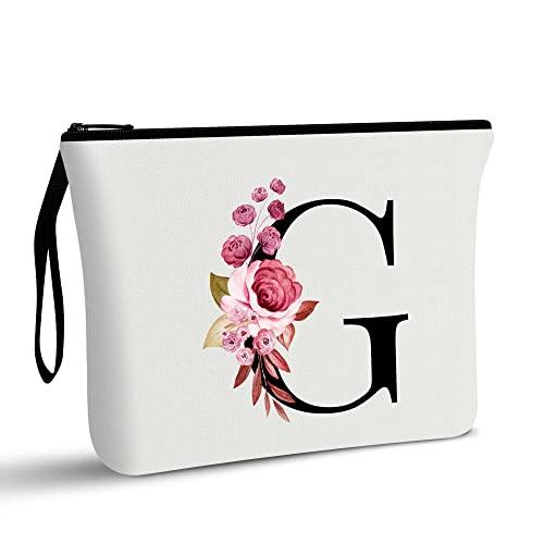 Beauty Case Personalizzato con Lettera G - Regalo Perfetto per Donne e Mamme