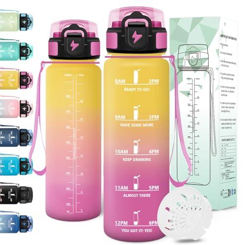 Motswedi Borraccia Motivazionale 1 Litro - Idratazione con Stile e Sicurezza