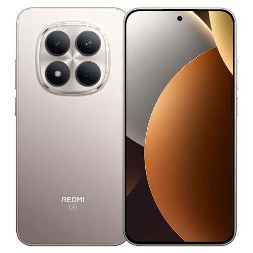 XIAOMI Redmi Note 15 Pro 5G, Smartphone 12 GB + 512 GB, Batteria ad alta capacità 6580 mAh, Nuova fotocamera da 200 MP, Schermo AMOLED 1.5K da 6.83 pollici, Titanio,Caricabatterie non incluso.