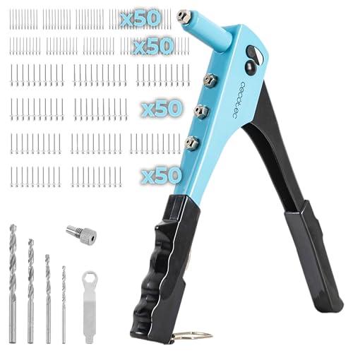 Cecotec FixerForce - Rivettatrice manuale con 400 rivetti e accessori