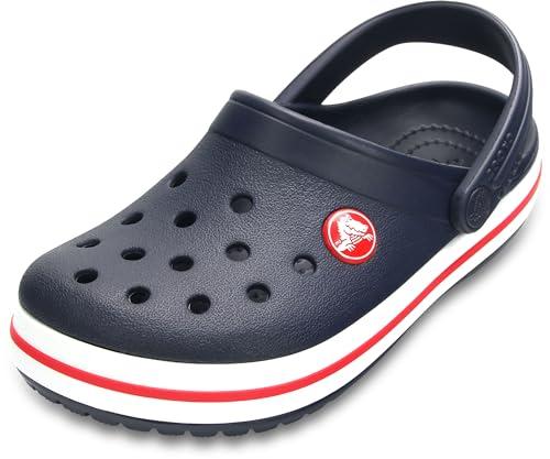 Crocs Crocband Clog T, Zoccoli Unisex - Bambini e Ragazzi, Navy Red