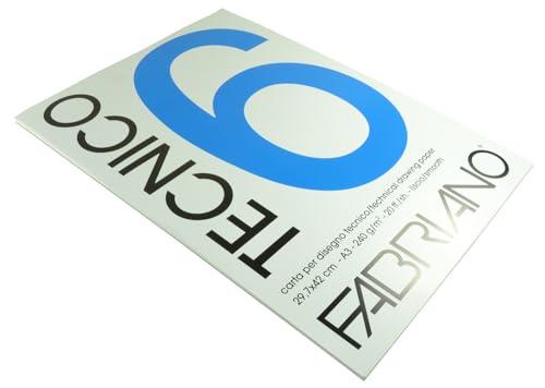 Fabriano Blocco Tecnico 6 A3 Liscio 240g
