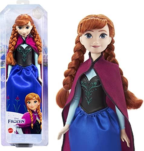 Disney Frozen - Anna, bambola con abito elegante e accessori