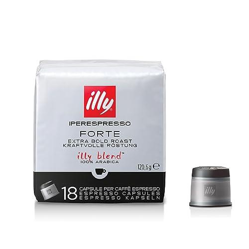 illy Capsule Caffè Iperespresso Tostato Forte, 6 Confezioni da 18 Capsule, Totale 108 Capsule